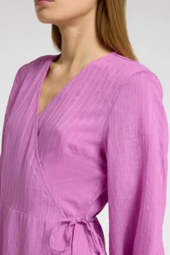 Vestido longo envolvente