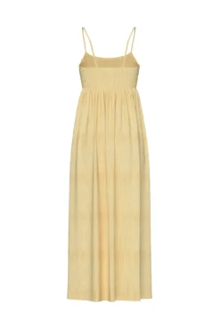Vestido longo riscas