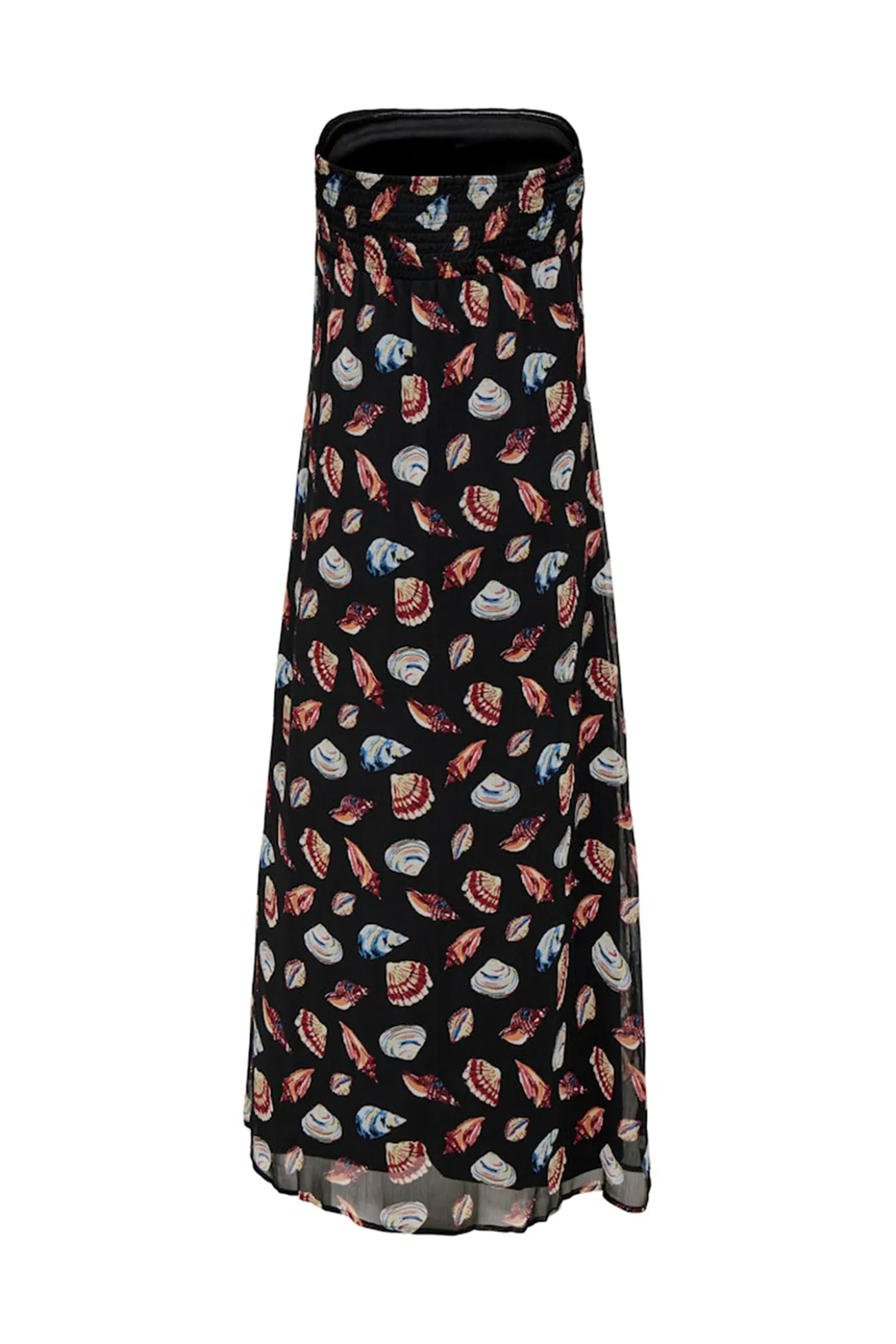 Vestido longo sem alças
