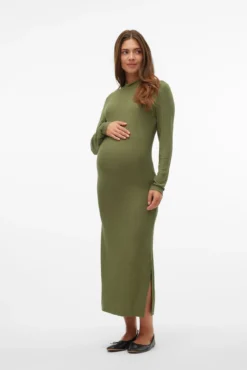 Vestido manga comprida Longa para maternity