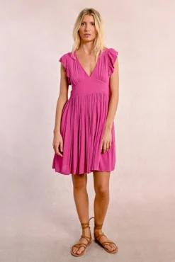 Vestido manga curta