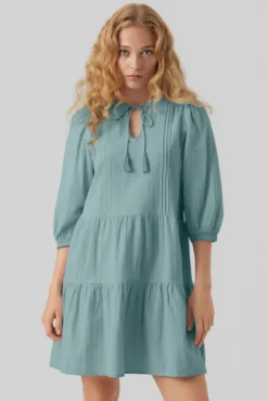 Vestido mangas balão