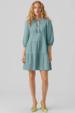 Vestido mangas balão