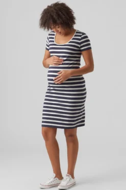 Vestido maternity midi