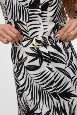 Vestido midi camiseiro