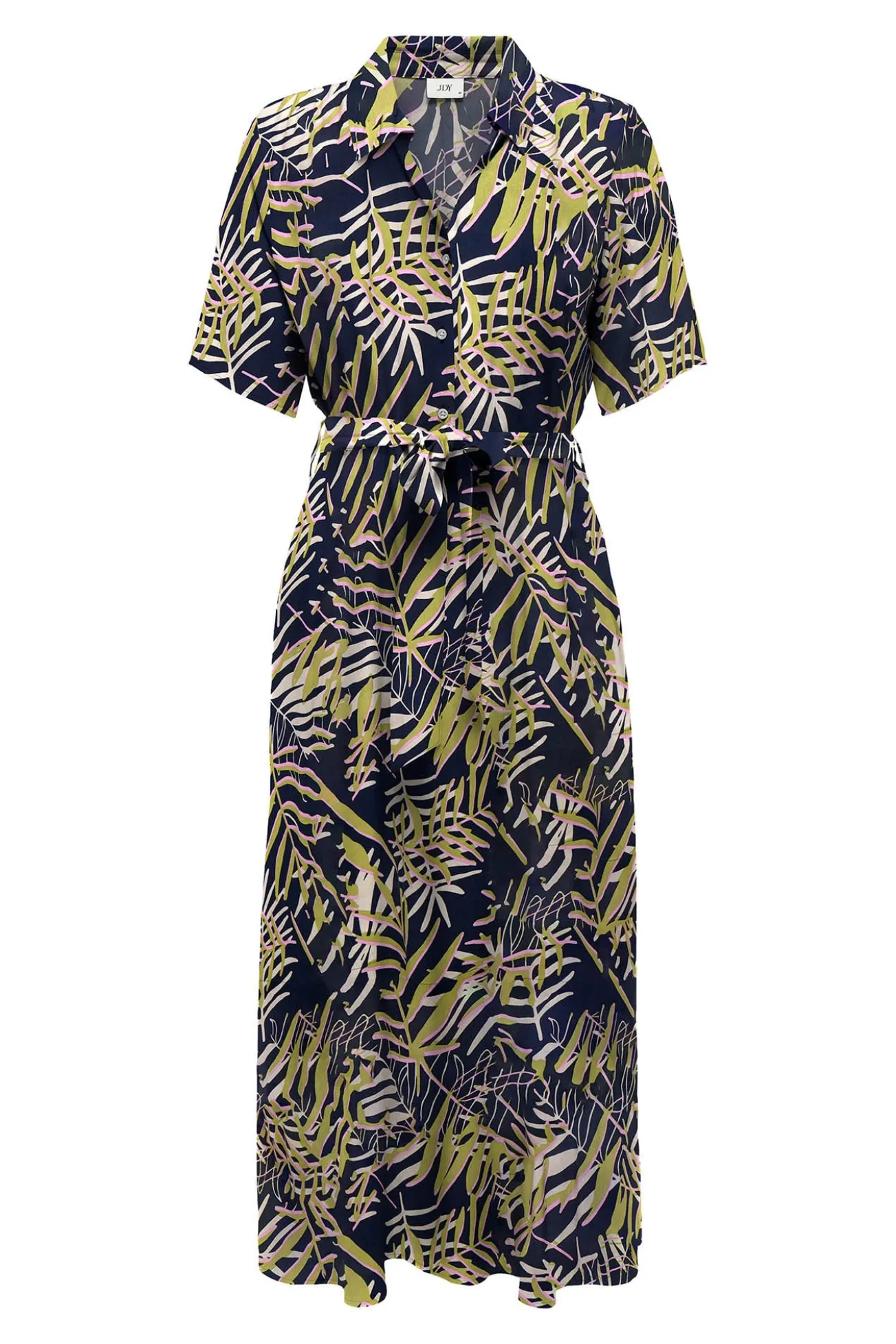 Vestido midi camiseiro