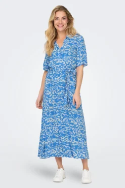 Vestido midi camiseiro