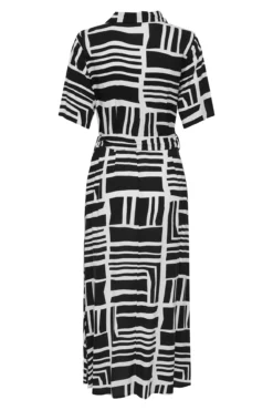 Vestido midi camiseiro