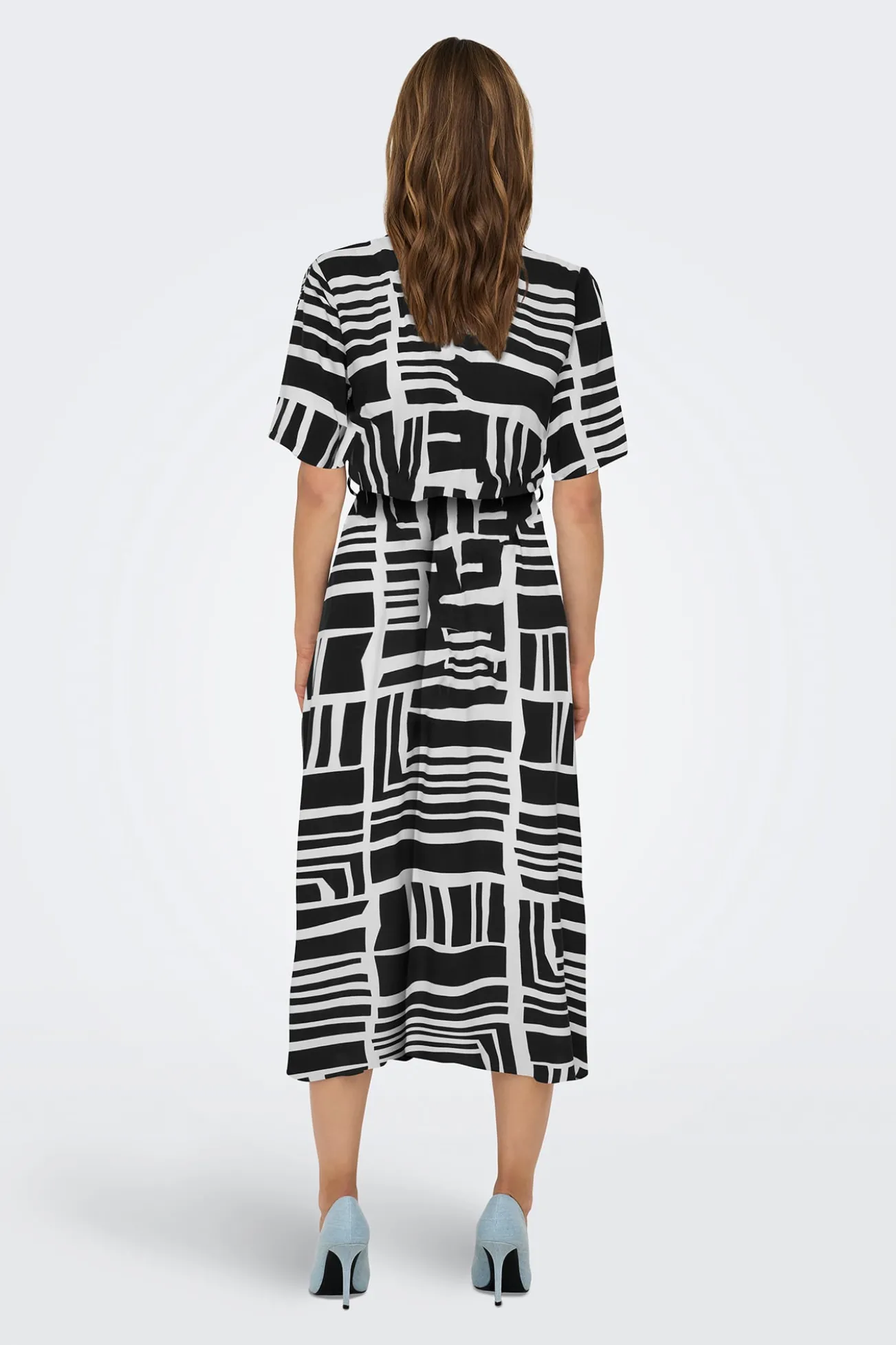 Vestido midi camiseiro