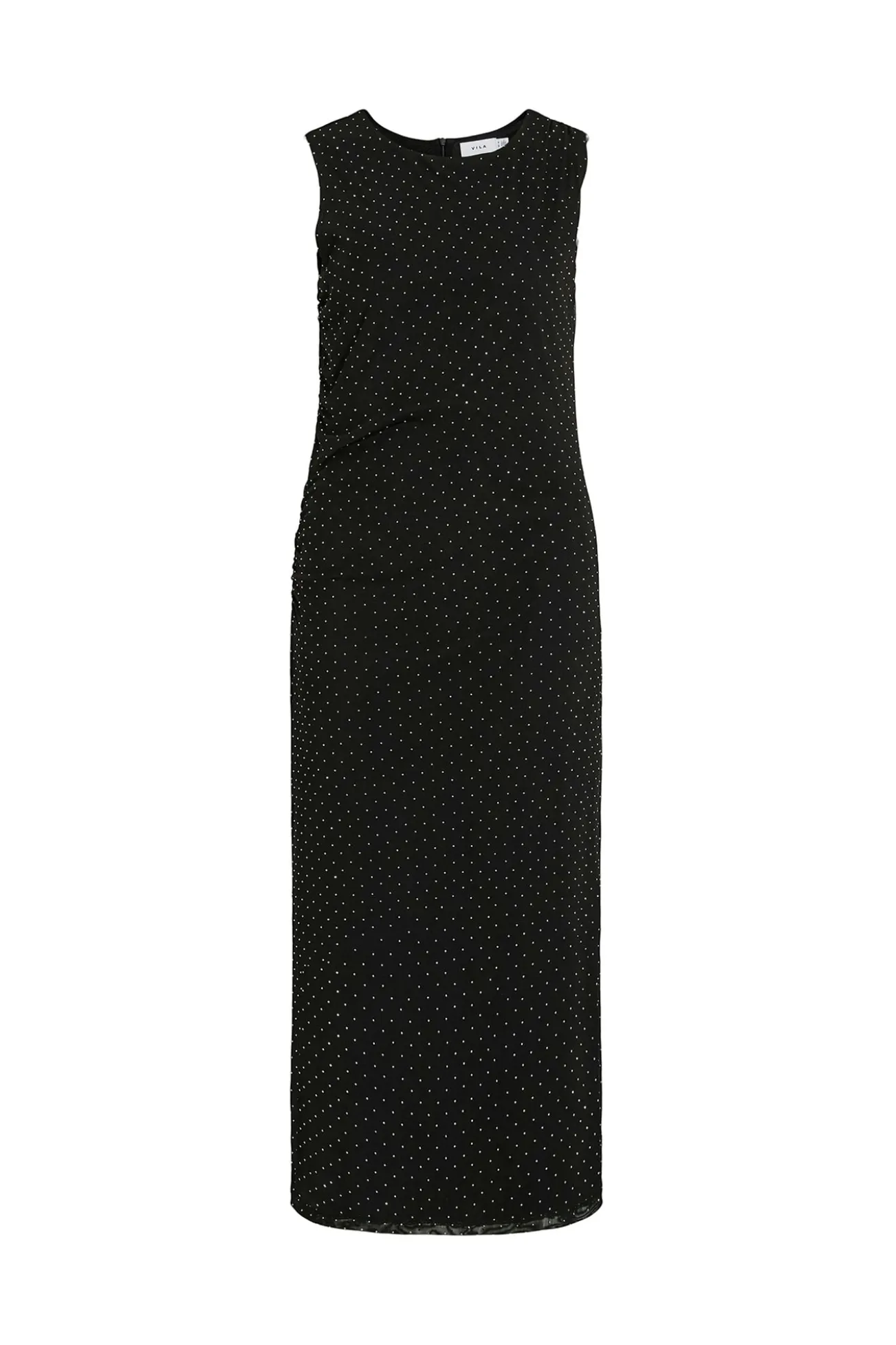 Vestido midi com glitter