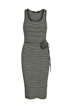 Vestido midi de malha