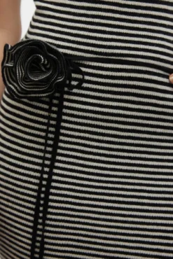 Vestido midi de malha