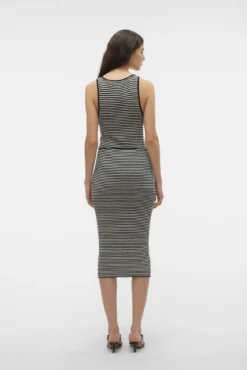 Vestido midi de malha
