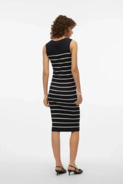 Vestido midi de malha