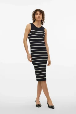 Vestido midi de malha