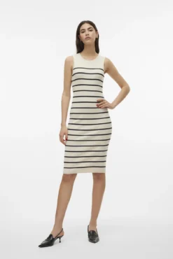 Vestido midi de malha