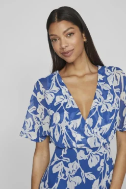 Vestido midi de manga 2/4
