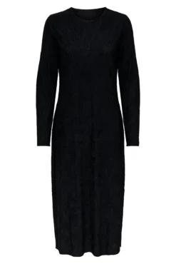 Vestido midi de manga comprida