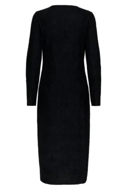 Vestido midi de manga comprida