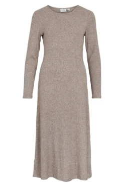Vestido midi de viscose