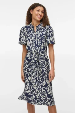 Vestido midi estampado