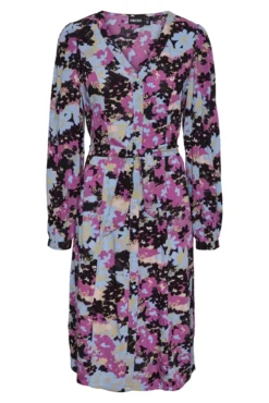 Vestido midi floral