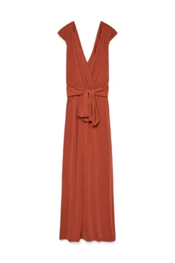 Vestido midi fluido