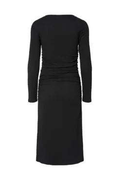 Vestido midi manga comprida
