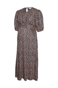 Vestido midi manga 2/4 maternity
