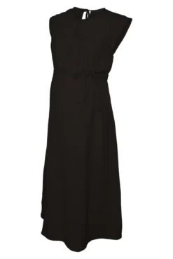 Vestido midi sem mangas maternity e amamentação