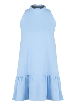 Vestido mini sem mangas