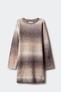 Vestido riscas para meninas